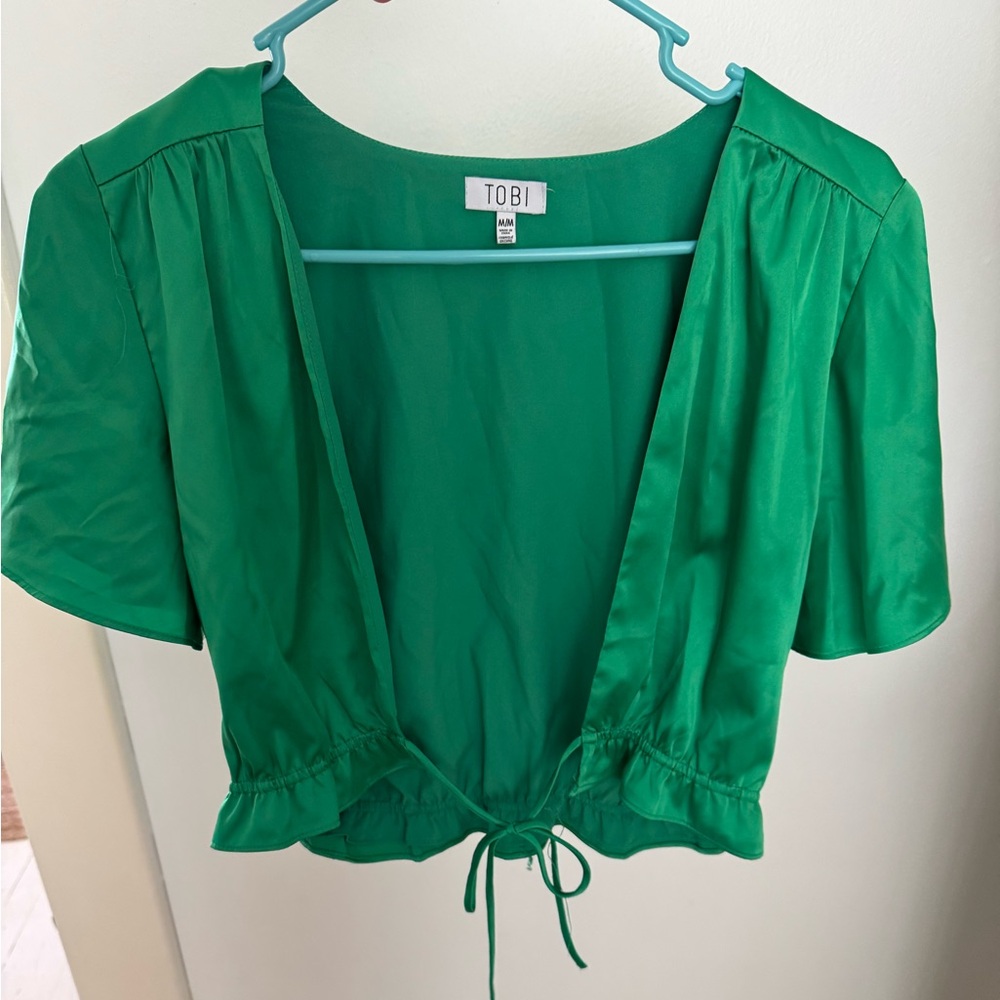 Tobi Emerald Green Blouse